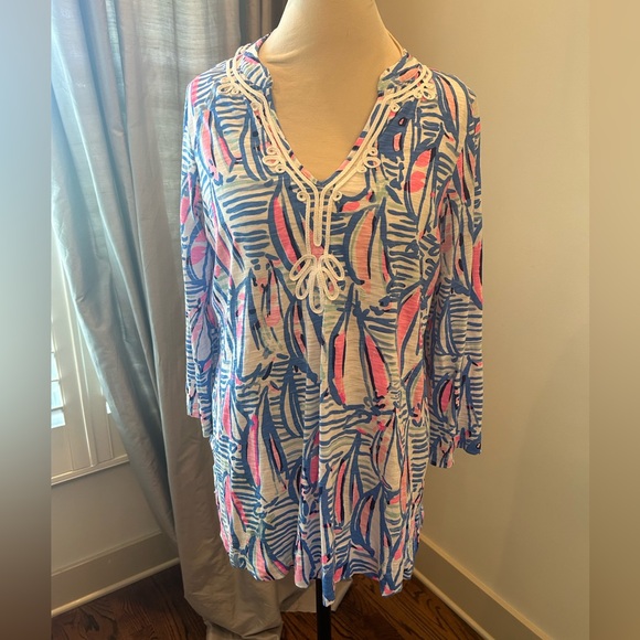 Lilly Pulitzer Kaia Knit Tunic Top. L - Picture 2 of 4